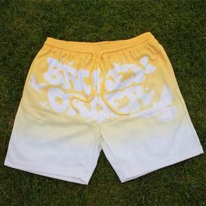 High Quality Custom logo Printing Unisex <b>Men</b> Mesh Gym Running Boxing Sweat Beach Mesh <b>Shorts</b> - Product Image 3
