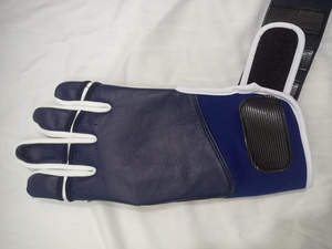 Gants de frappe de baseball en peau de mouton avec impression de logo personnalisé vente à chaud cuir véritable PU lacets doigt complet unisexe - Product Image 6