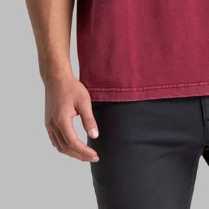 Camiseta de Manga Corta de Color Sólido y Todas las Tallas, Marca Privada, con Estampado, Cuello Redondo - Product Image 2