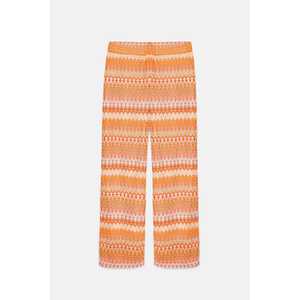 Pantalones Anchos con Cintura Elástica y Estampado Étnico - Product Image 6