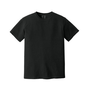 Couleur noire hommes t-shirts avant du métier à tisser t-shirt personnalisé concevoir votre propre logo t-shirt blanc uni avec des t-shirts de logo - Product Image 1