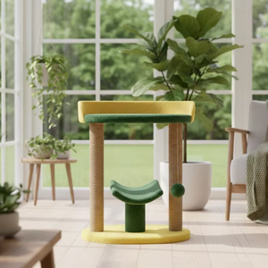 High-quality Amistar Green Dream <b>Cat</b> Retreat <b>scratching</b> <b>post</b> <b>for</b> <b>cats</b> of all sizes and breeds. - Product Image 6