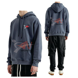 Sudadera de invierno con capucha y logotipo de impresión personalizado de alta calidad para hombre, hecha de material personalizado flexible - Product Image 1