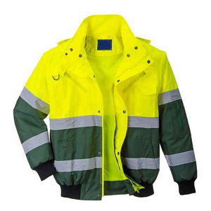 Chaqueta DE SEGURIDAD DE bombardero de alta visibilidad, ropa de trabajo personalizada, ropa de trabajo reflectante de alta visibilidad, chaqueta y abrigos de seguridad para hombres en carretera - Product Image 1