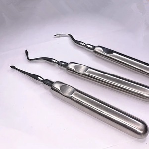 3Pcs Aço Inoxidável <span class=keywords><strong>Dental</strong></span> Luxating Elevadores Curvo Raiz Extraindo Ferramentas Dentista Kit Instrumento Cirúrgico, instrumento médico - Product Image 2
