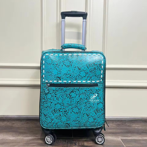 Nueva llegada Bolsas de equipaje Multiusos Bolsas de carrito hechas a mano Tallado de cuero Unisex Tamaño grande Multiusos Cabello en ocultar maletas - Product Image 1