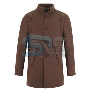 เสื้อโค้ทขนสัตว์ของผู้ชายแบบพรีเมี่ยม, แจ็คเก็ตตัวยาวเสื้อโค้ทแคชเมียร์ให้ความอบอุ่นเสื้อคลุมแนวสตรีทแฟชั่นสำหรับผู้ชาย2025โลโก้ตามสั่ง - Product Image 4