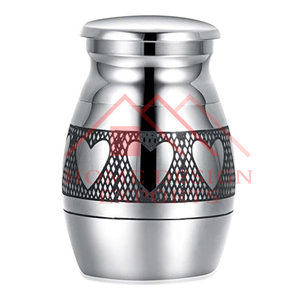 2025 mejores ventas urnas de metal hechas a mano tamaño Mini cenizas humanas tarro urnas - Product Image 6