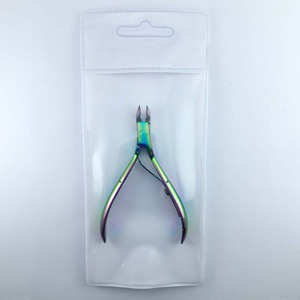 Pinces à ongles pour cuticules Instruments de soins de beauté Revêtement multiple couleur Ressort unique Produit de qualité supérieure meilleur en vente - Product Image 6