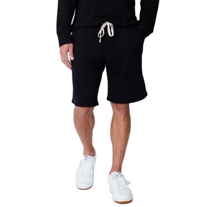 Shorts en molleton uni pour homme, dernière collection, taille haute avec cordon de serrage, pour fitness, gym et entraînement, pantalon court de sport pour homme - Product Image 1