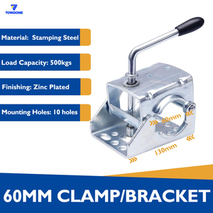 Soporte de <span class=keywords><strong>Rueda</strong></span> de Remolque Ecológico de Acero Estampado con Acabado en Zinc de 60 mm, Marca TOWDNE - Product Image 2