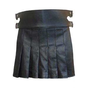 Kilt écossais traditionnel en cuir à taille ajustable pour femme, style décontracté, club, accessoires d'instruments de musique écossais - Product Image 2