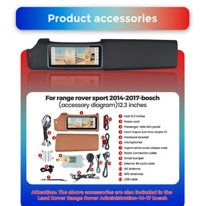 Mekede MNB 12,3 pulgadas pantalla IPS Dual Android coche Radio Auto electrónica 4G WIFI para Land <span class=keywords><strong>Rover</strong></span> Sport Bosch Harman 2014 -<span class=keywords><strong>2019</strong></span> - Product Image 5