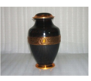 Urnas de cremación 2023 simples y únicas Acabado elegante para suministros funerarios Urnas de metal en precio al por mayor Nuevas últimas urnas de recuerdo - Product Image 2