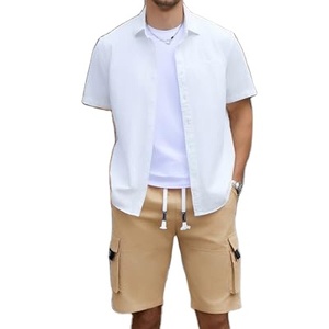 Pantalones cortos Cargo para hombre Summer Beach Impermeable Stretch Quick-Dry Outdoor Shorts con múltiples bolsillos Pantalones cortos para hombre - Product Image 4