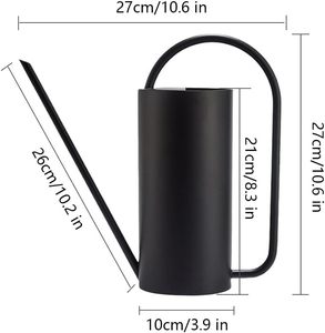 บัวรดน้ำในสวนอย่างดีเยี่ยมสามารถรดน้ำแบบเคลือบผงได้ทนทานใช้ในชีวิตประจำวันบัวรดน้ำสำหรับพืชสวนกลางแจ้งในร่ม - Product Image 4