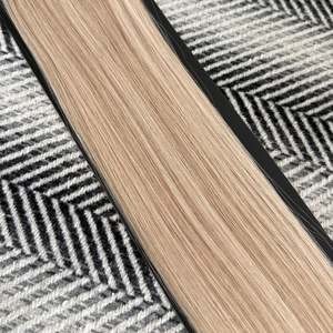 Brazilian Remy Human <b>Hair</b> <b>Extensions</b> Straight Double Drawn Invisible Tape <b>Ash</b> & Platinum <b>Blonde</b> #16a/60 - Product Image 2