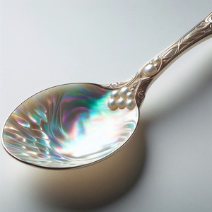 Cuillère perlée sophistiquée pour la salle à manger et le divertissement - Product Image 1