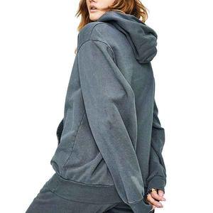 Dernière conception Fabriqué au Pakistan Sweats à capuche délavés à l'acide Service OEM Vente en gros Sweats à capuche délavés à l'acide pour femmes - Product Image 2