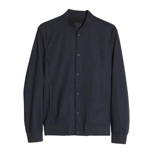 Veste universitaire de baseball personnalisée unisexe meilleure qualité coupe-vent imperméable tissu en satin de soie imprimé fermeture à glissière en vrac à la mode - Product Image 5