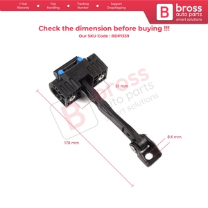 สายรัดหยุดบานพับประตู BDP1339 สำหรับ Cooper MK3 F56 F57 2013-2024 3 ประตู แฮทช์แบค เปิดประทุน 51217297261 - Product Image 5