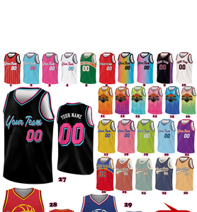 Maillot de basket-ball personnalisé nom et numéro de l'équipe maillot de basket-ball tenue du jour du match de l'équipe maillot de basket-ball - Product Image 1