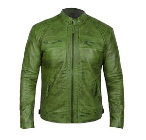 Chaqueta de Cuero Casual a la Moda para Hombre, Ropa de Invierno con Material de Buena Calidad, Servicio Personalizado OEM - Product Image 3