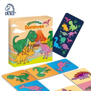Juego de cartas de dominó personalizado de colores juguete educativo para niños - Product Image 2