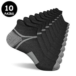 3 pares de calcetines de talla grande para hombre con suela de toalla suave, calcetines gruesos resistentes al desgaste para deportes al aire libre, senderismo, calcetines tobilleros - Product Image 6
