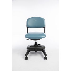 BIFMA 4-7 Years <b>Old</b> Child Study <b>Chair</b> Artificial Leather Green Zizia - Product Image 2
