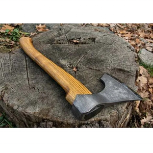 ขวานเหล็กกล้าคาร์บอนสูง SCL- Viking Forged Tomahawks หัวขวานแข็งแรงคมกริบ ยาว 18 นิ้ว สำหรับการจำลองสถานการณ์ทางประวัติศาสตร์และกิจกรรมกลางแจ้ง - Product Image 3