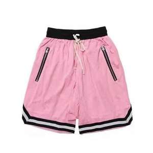 High Quality Custom Logo Basketball Mesh Sports <b>Shorts</b> Sublimated <b>Zip</b> <b>Pocket</b> Men s Polyester Plain <b>Shorts</b> - Product Image 5