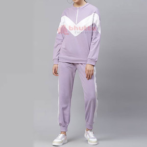 High Quality Plus Size Lightweight Cotton <b>Women's</b> Tracksuits Solid Autumn Casual Sets Breathable Customizable Logo & Design - Product Image 6
