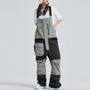 Pantalon de neige respirant et imperméable pour femmes avec service OEM et impression de logo pour les sports de plein air d'hiver - Product Image 4