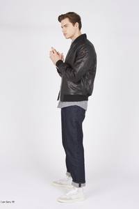 Chaqueta para Hombre, Chaqueta Universitaria, Chaquetas de los Bulls, Chaqueta de Chicago, Chaqueta de Cuero Sintético para Hombre, Chaqueta Casual de Béisbol con Cuello Alto, Corte Ajustado - Product Image 3