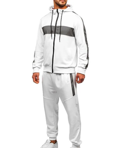 Conjunto de chándal de moda para hombre, chándal elegante para correr, gimnasio, entrenamiento, ropa deportiva, Sudadera con capucha y pantalones - Product Image 5