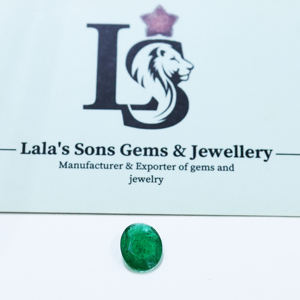 Gema de Esmeralda Natural de Zambia de Alta Calidad, 2.15 CT, Corte Ovalado, Color Verde Medio, Piedra de Nacimiento de Mayo, para Hacer Anillos y Colgantes - Product Image 4