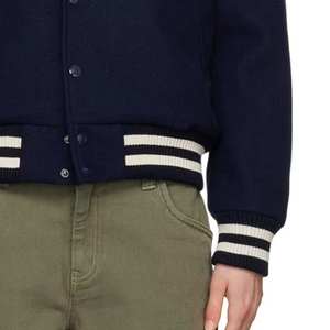 Veste universitaire courte à manches longues pour femmes, tendance, coupe courte, décontractée, coupe-vent, style varié - Product Image 6