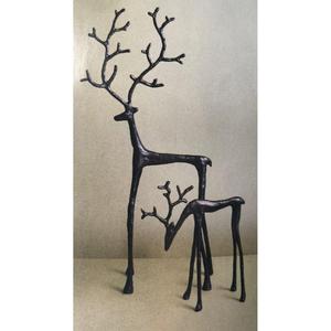 Accent Noir Grand Renne Showpiece Vacances Noël Renne Objet Modèles Décoratifs Par TCD - Product Image 6