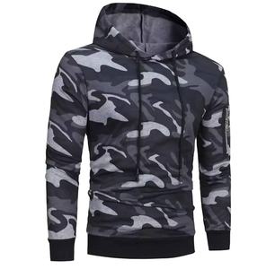 Sweat-shirts à manches longues pour hommes de haute qualité, nouvelle mode camouflage avec broderie de logo personnalisé, respirants et coupe-vent pour l'hiver - Product Image 4