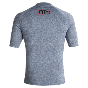 Maillots de bain respirants à manches courtes avec logo personnalisé de haute qualité, impression personnalisée, séchage rapide, UPF50+, vente en gros - Product Image 2