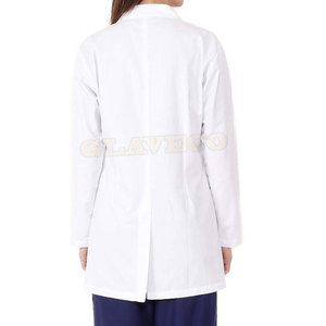 Vente en gros de blouse de laboratoire en coton Uniformes unisexes imprimés sur mesure de nouvelle conception pour usage hospitalier Numéro de modèle OEM de haute qualité - Product Image 3