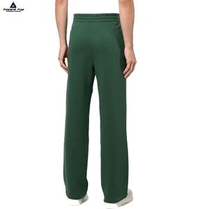 Venta al por mayor pantalones acampanados con logotipo personalizado de lana en blanco de lujo pantalones de chándal Puff estampado de moda de alta calidad pantalones de chándal Acampanados para las mujeres - Product Image 2