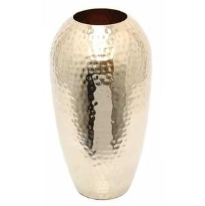 Luxury Silver Metal <b>Vase</b> Handcrafted <b>Decorative</b> Accent Piece <b>for</b> Tabletop Floral Arrangement and Modern Home Interior Decor - Product Image 5
