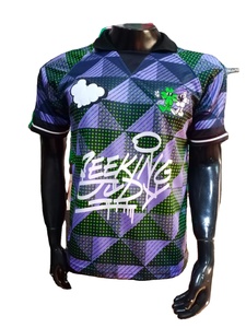 Camiseta de Jersey de Spandex de algodón de manga larga informal de alta calidad para hombre bordado Digital personalizado último logotipo teñido por inmersión de punto Real - Product Image 2