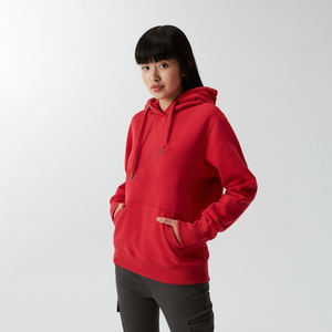 Casual Cotton Fleece <b>Red</b> <b>Hoodie</b> Streetwear Style Pullover Design Lightweight Breathable <b>Hoodies</b> Custom Made Logo - Product Image 2
