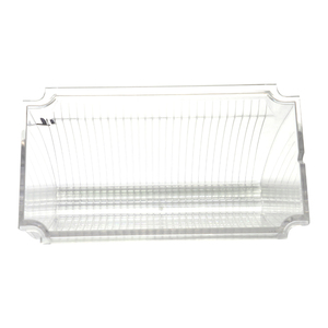 Bac de porte de réfrigérateur transparent |   Étagère de rangement pour réfrigérateur en moulage par injection |   Remplacement pour la plupart des grandes marques de réfrigérateurs - Product Image 1