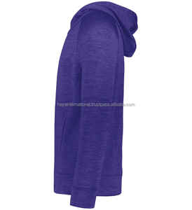 Sudadera con capucha Vintage de gran tamaño informal de alta calidad sin cuerda bordado personalizado e impresión HIFH129 Sudadera con capucha de lana de algodón - Product Image 4