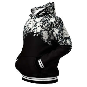 Sudadera con Capucha de Algodón 100% Sólido con Estampado Digital Otoñal para Parejas, Estilo Casual Hip Hop Urbano para Hombre y Mujer - Product Image 5