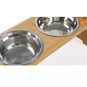 Wholesale Adjustable Raised Pet Water <b>Feeder</b> Pet Food Bowl Elevated Pet <b>Feeders</b> by crescent crafts - Product Image 3